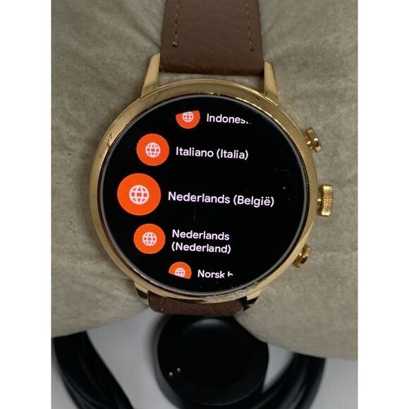 Fossil Gen 4 Authentic Digital Dial Smart Watch Custom Band FTW6018 BA165 - Picture 2 of 12